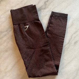 Size small maroon Gymshark leggings